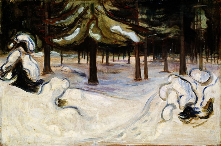 Edvard_Munch_-_Winter_in_the_Woods,_Nordstrand_(1899)-B720